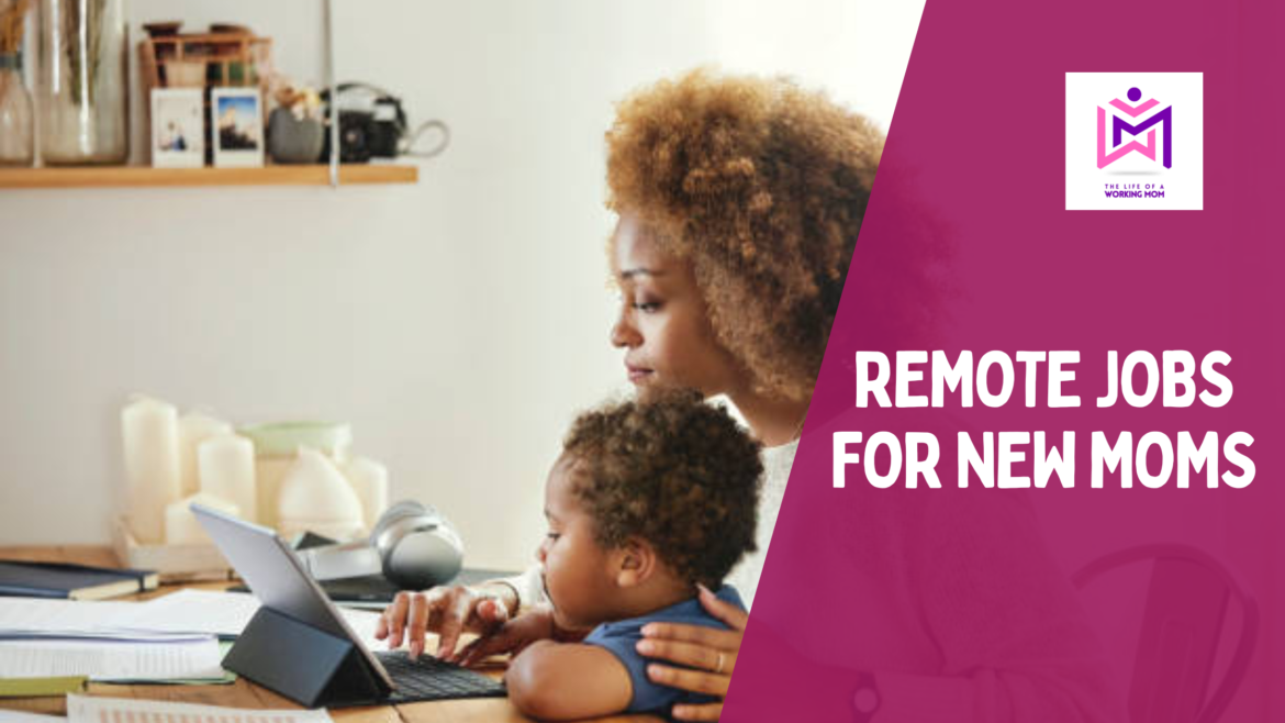Blog Banner for Website Content (2) Blog banner about Remote jobs for moms