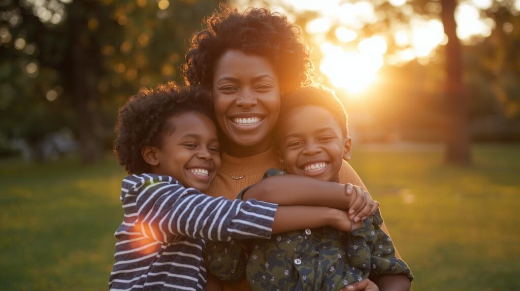 parenting styles for single mom with two sons